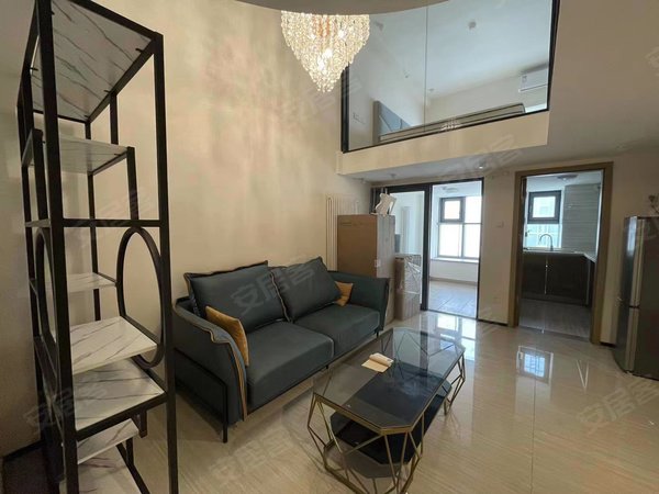 济南历城王舍人恒大城(商住楼)精装复式公寓,独立厨房书房,家具家电