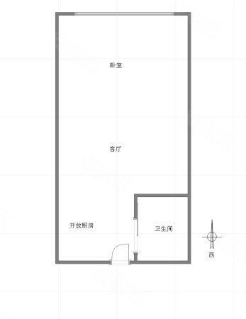 保利林语溪(商住楼)1室1厅1卫35.43㎡南北20万