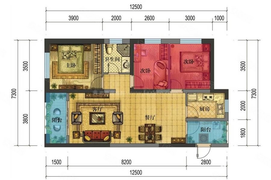 出售 俊发空港城  刚需小三居 中间好楼层 产权清晰随时过户