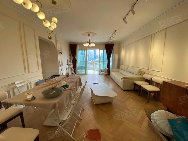 【多图】江畔华庭,滨江东租房,精装三房三卫 家具电齐全 保养新净