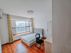 青岛李沧万达广场悦公馆 主卧独卫空调 信联天地万达广场 外贸学院 可月付短租出租房源真实图片