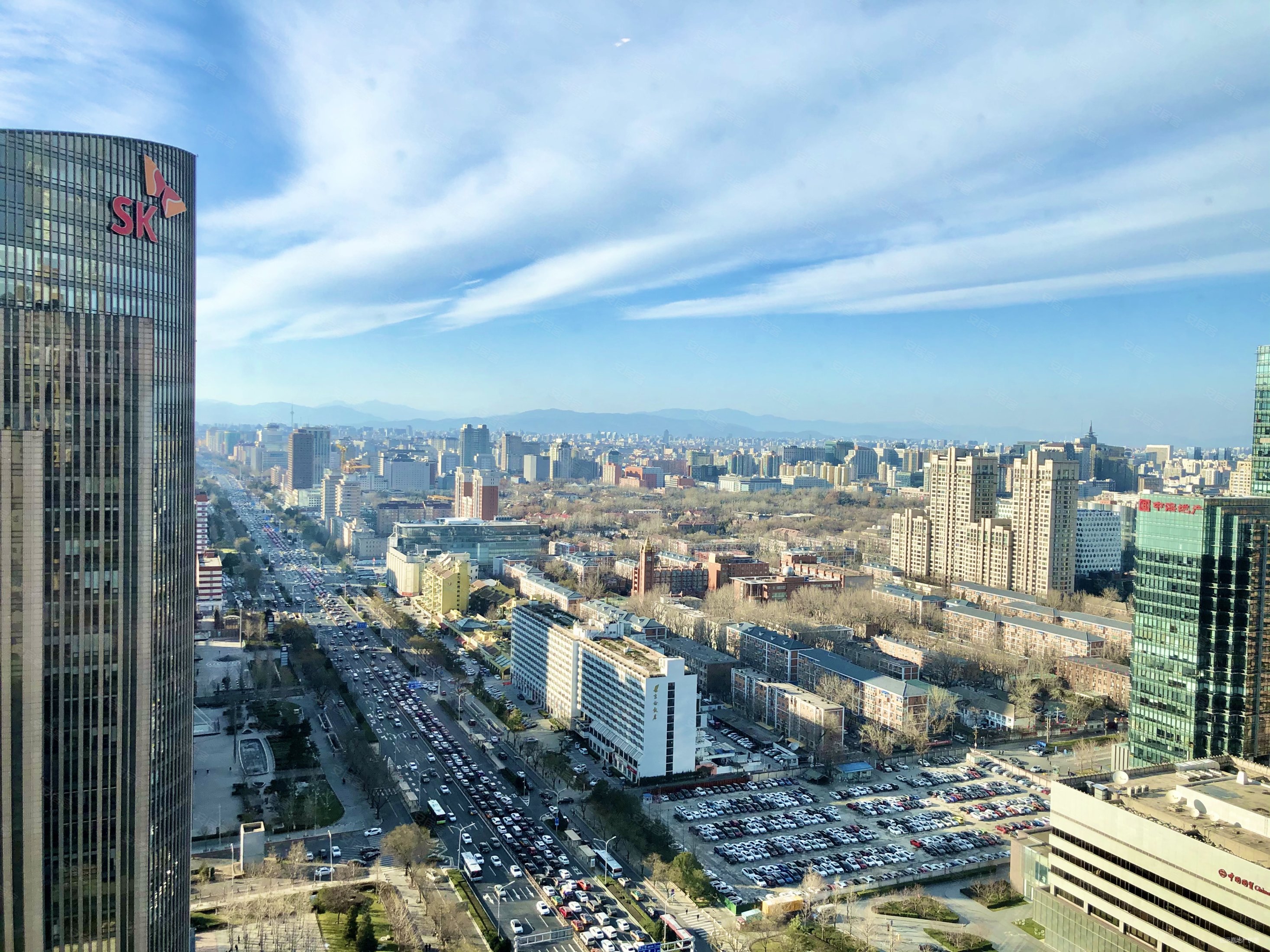 银泰中心,高层两居,东南朝向,国贸长安街景观,北京银泰中心二手房