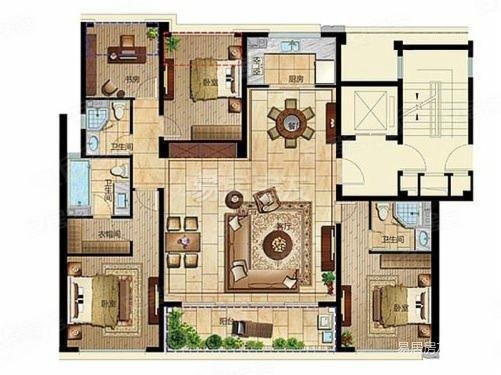 东部新城易居真 房源宁波东悦府大平层洋房中间楼层全屋精装地暖
