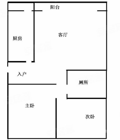 惠锦花园2室1厅1卫87㎡南36.8万