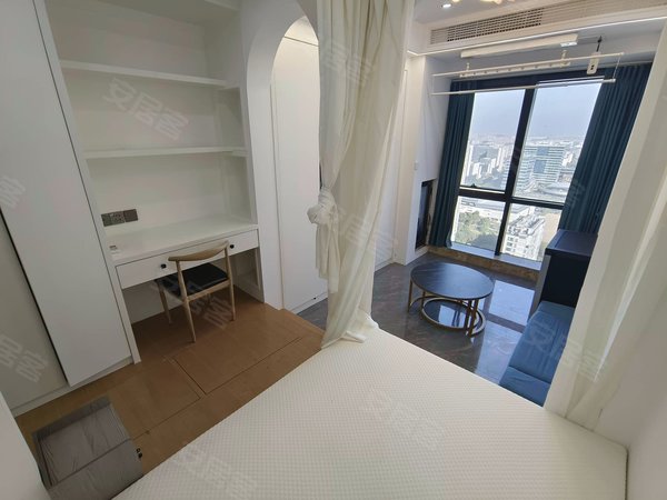 杭州余杭未来科技城西溪蓝海(商住楼)急租字节钉钉中电海康隔壁 西溪蓝海 拎包入住 电梯房 精装修出租房源真实图片