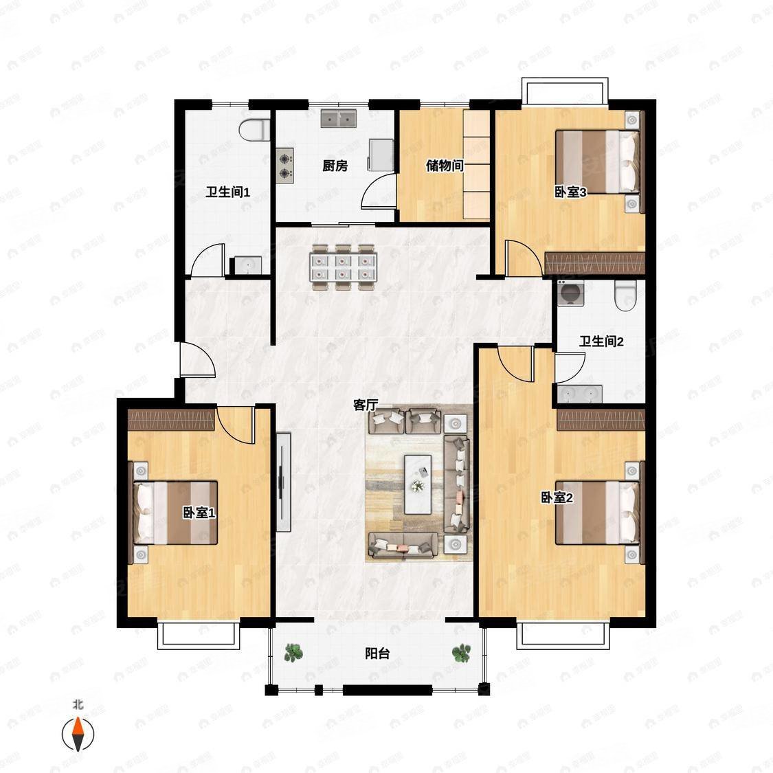 博雅庄园电梯洋房看房方便有钥匙随时看房
