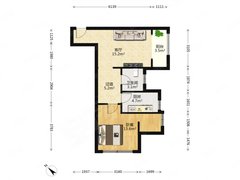 盛世香江公馆 1室1厅1卫