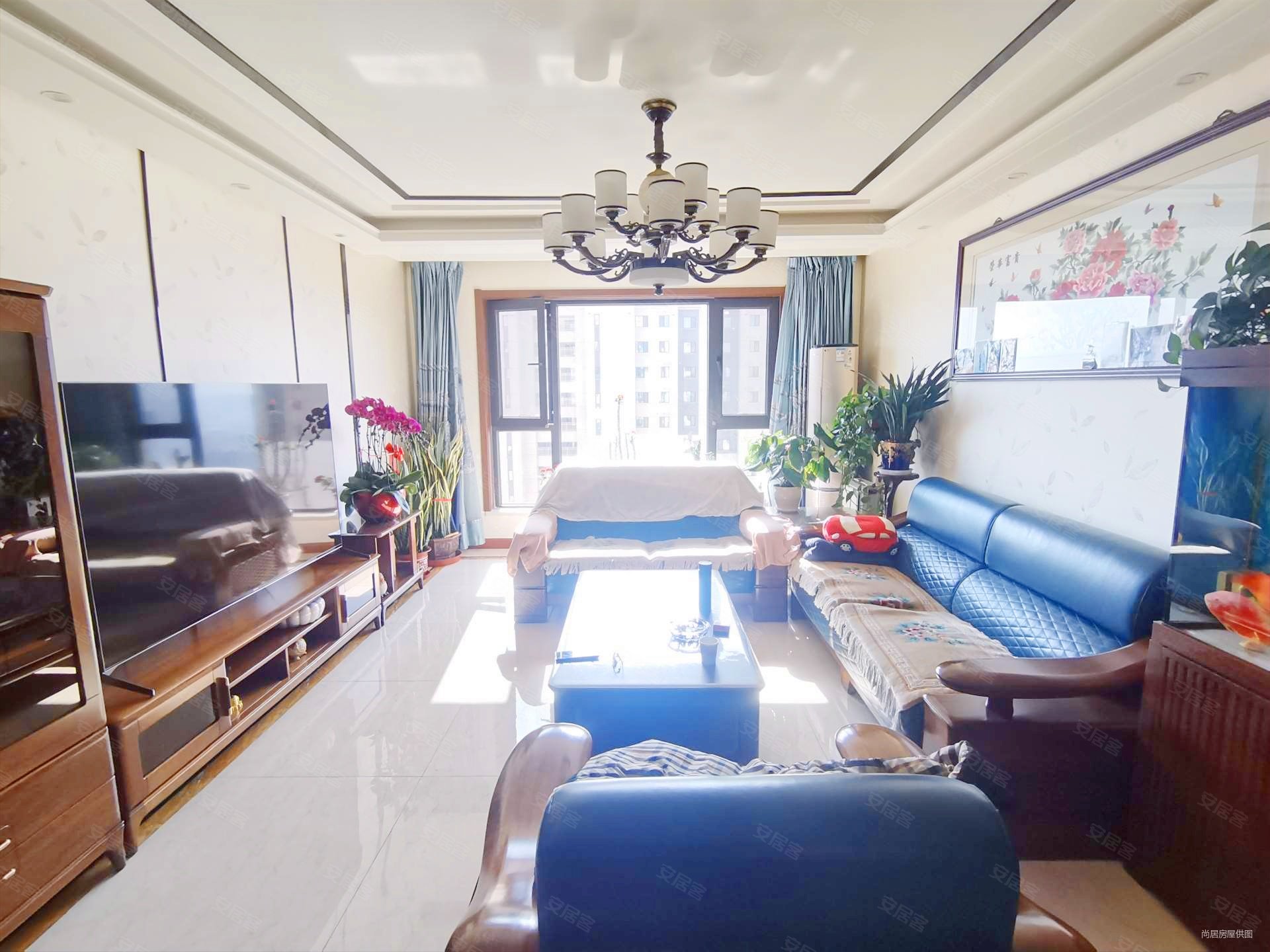 省中心医院旁 中海广场 精装修 四室两厅两卫 高层 全天采光,中海兰庭