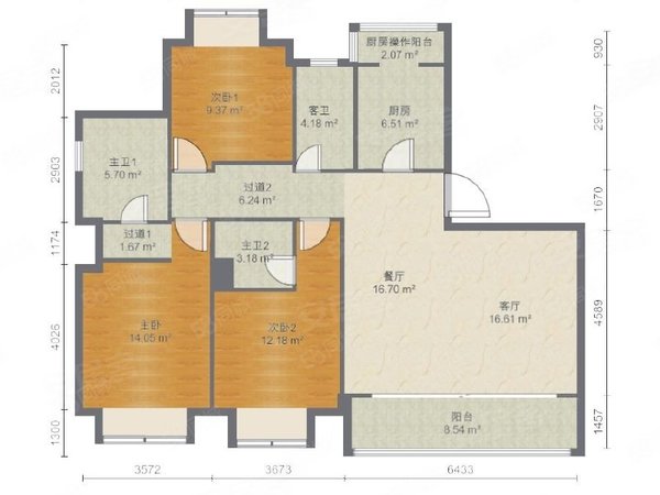 户型 户型图 平面图 600_450