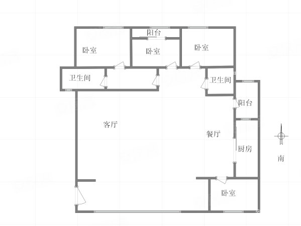 金科天宸八街区4室2厅2卫133㎡南235万