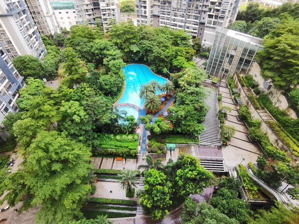 西乡租房,(必看好房)汇一城小区,精装,朝南3阳台看花园泳池,西乡天虹