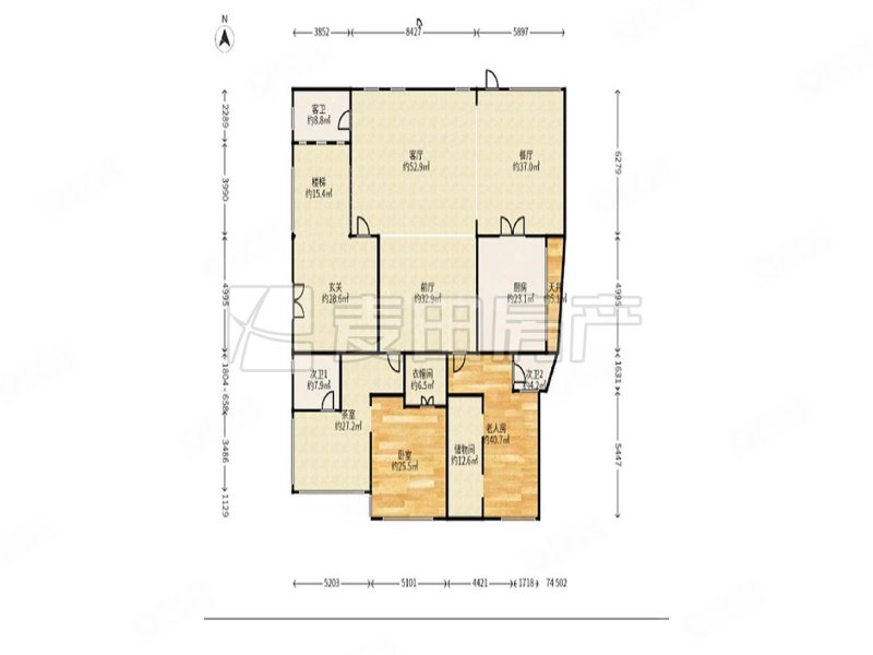 紫玉山庄8室4厅6卫700㎡南北8699万