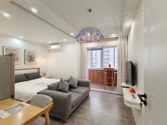上海徐汇斜土路徐汇区 近地铁4.12号线 大木桥站豪华装修一室一厅精装全配出租房源真实图片