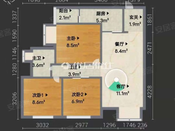 10号线环山国际精装三室配套齐全,拎包住,渝北租房-重庆58安居客