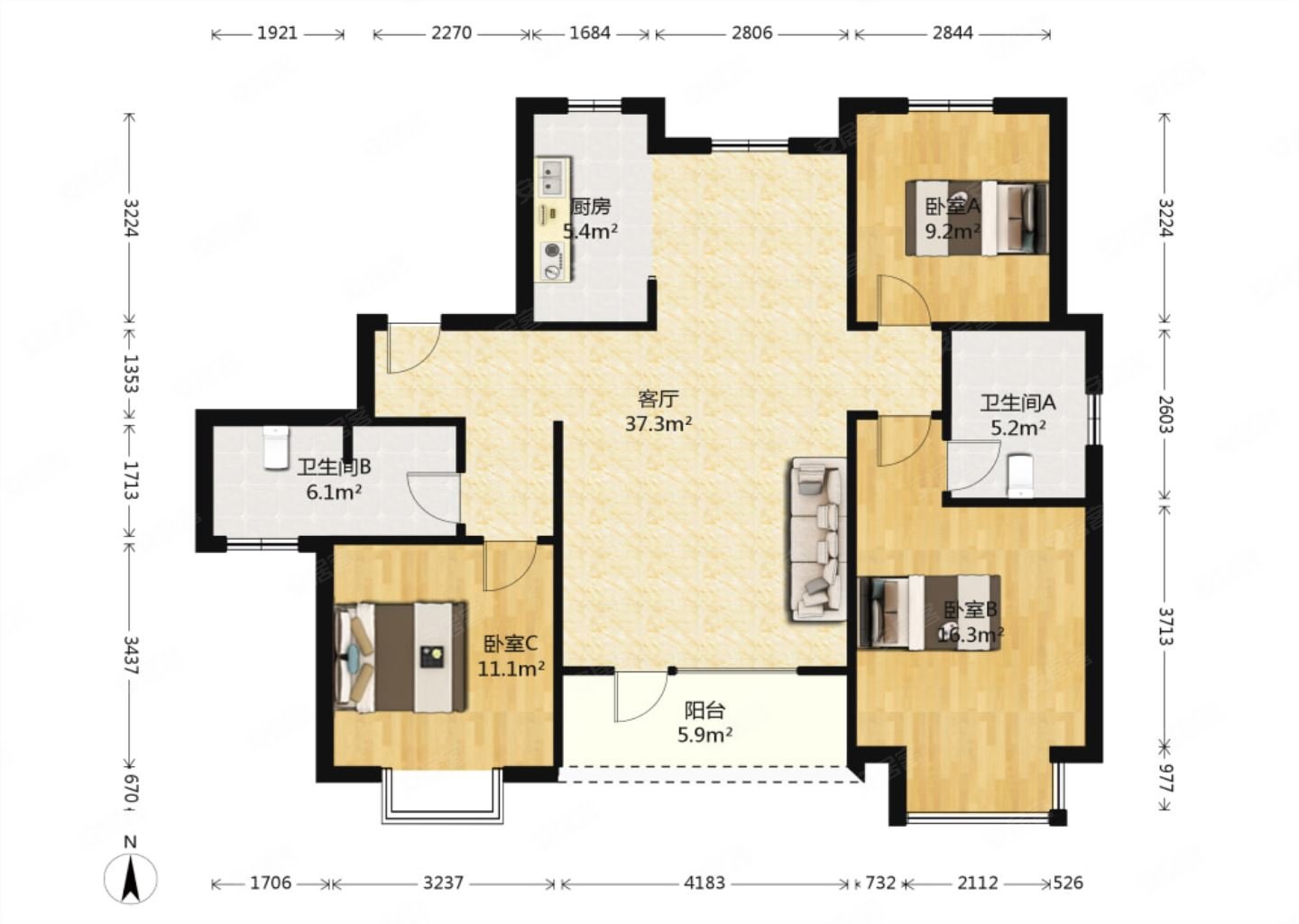 华发九龙湾二期2227号