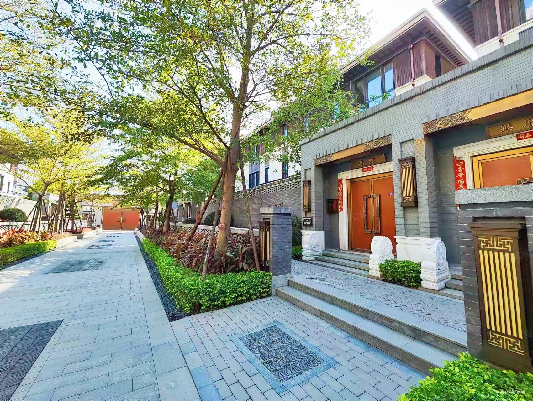 中式园林区厦门院子类独栋边套带大花园露台地下室