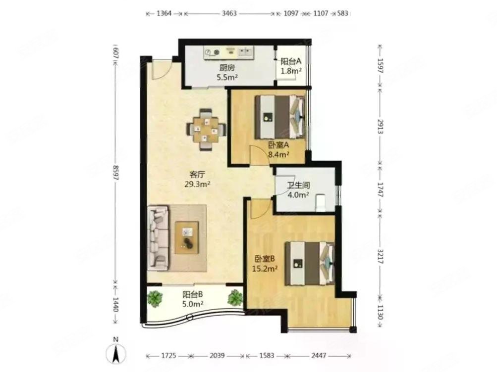 保利花园二期南婚房7666平米18900万