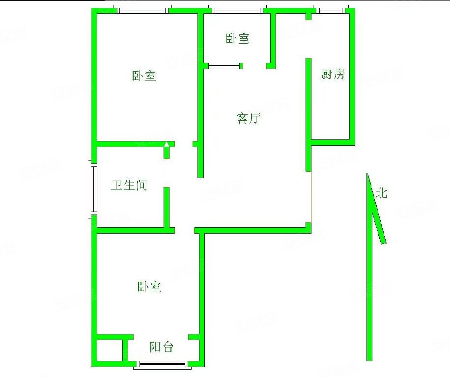 上林风景户型图图片