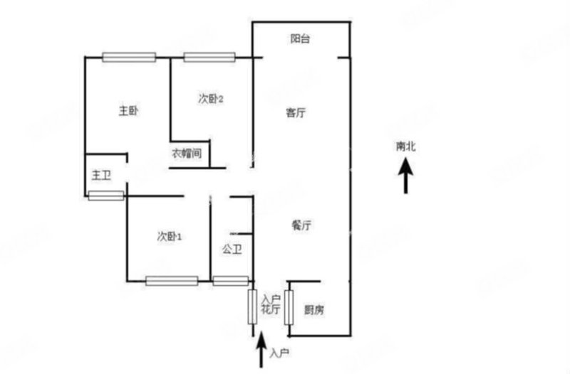 碧桂园春城映象(春城名苑)3室2厅2卫125㎡南北125万