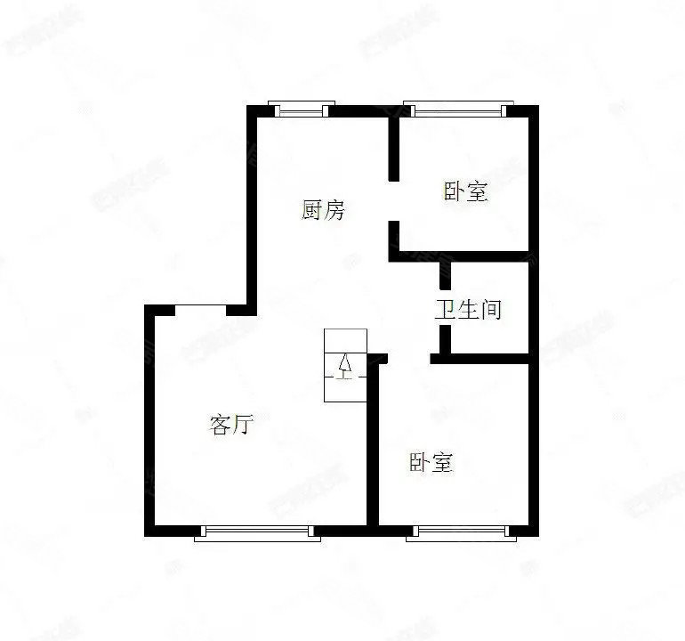 香格俪湾2室2厅1卫98㎡南北42.8万