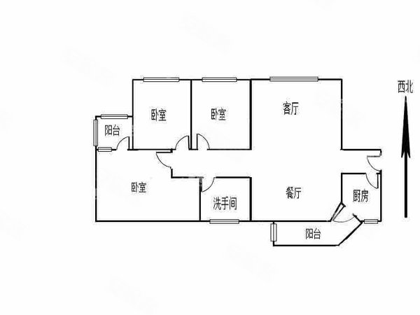 【多图】海富花园,黄贝岭租房,潮汕人的家 大三房 部分家电 中高楼层