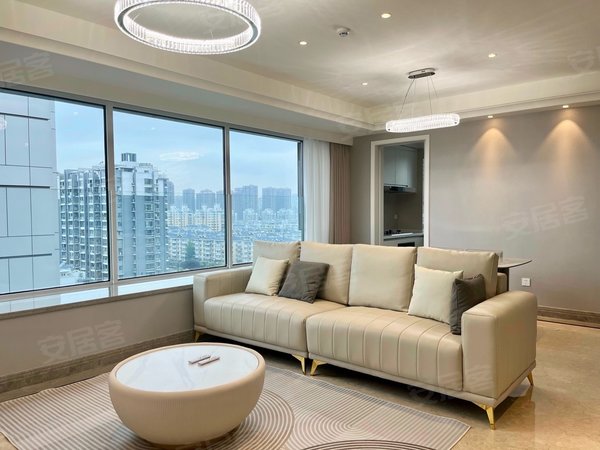 杭州滨江西兴滨江御滨府滨江御宾府 精装修 家具全部高端配置  大横厅