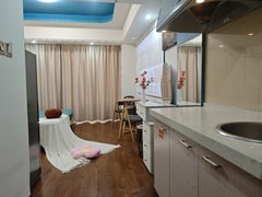 安阳文峰中环百货万达广场B座精装公寓，拎包入住，押一付一出租房源真实图片