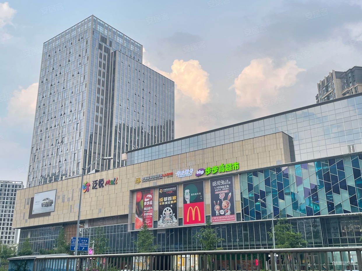 泛悦城市广场楼1室1厅1卫65万4363平方米