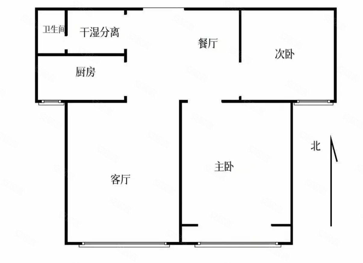 涿州孔雀城悦澜湾2室2厅1卫94㎡南29万