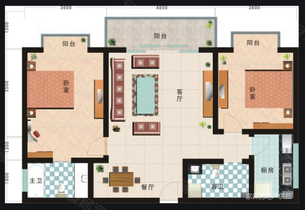 黎明湖路329-395号楼2室1厅1卫680㎡南北918万