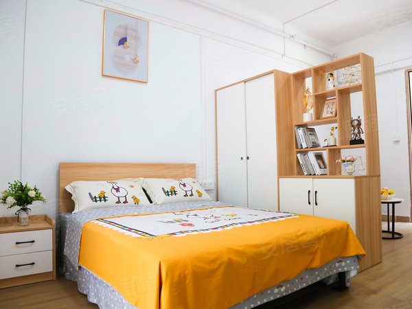 深圳龙华观澜科发工业园观澜科发公寓 40平大开间 精装 全齐 民水电