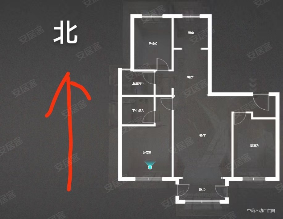 安田心屿121平米大三室电梯直达赠车位随时看房