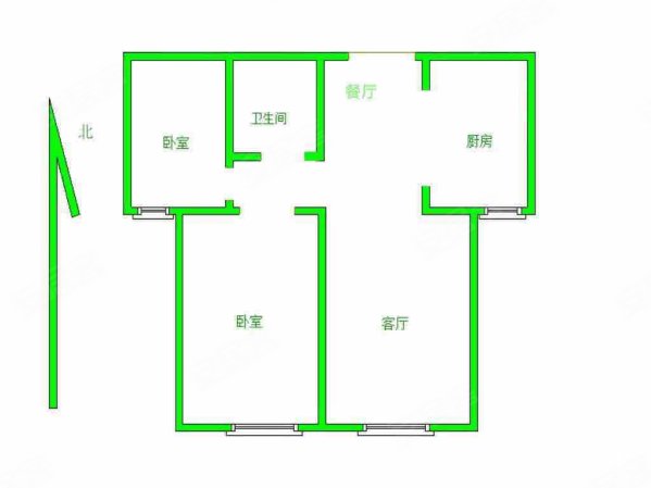 欣康苑 大两居 精装好房 高楼层采光充足 朝南 临