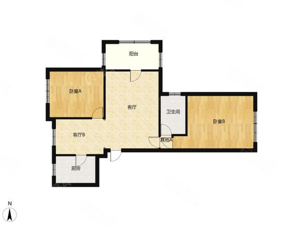 昆山花桥易买得上海裕花园上海裕花园 2室2厅1卫 电梯房 南北通透