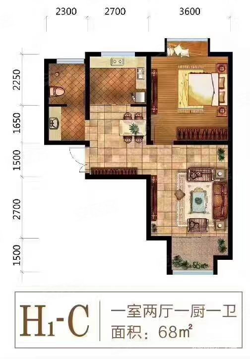 金海滩阳光城1室1厅1卫50㎡南北12万