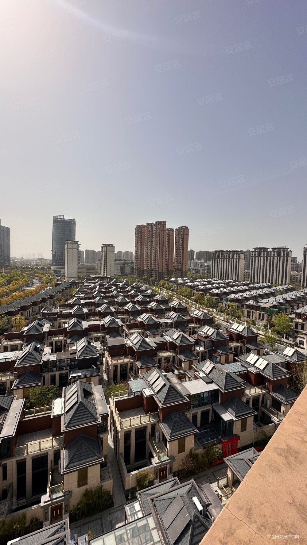 阳台看天镜湖太仓院子次新房南北通透双卫格局电梯房