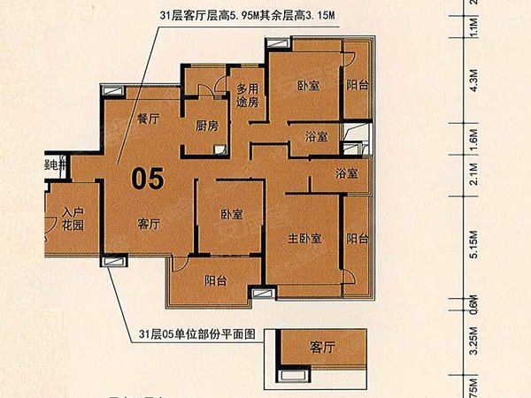 花都御华园户型图图片