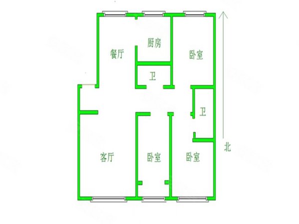 漓江花园3室2厅2卫121.67㎡南北91.8万