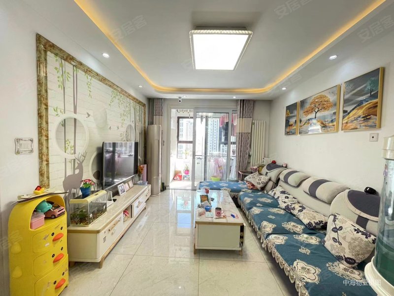 中海城央中间楼采光好 精装大两居 交通便利 楼下公园 ,中海华山珑城
