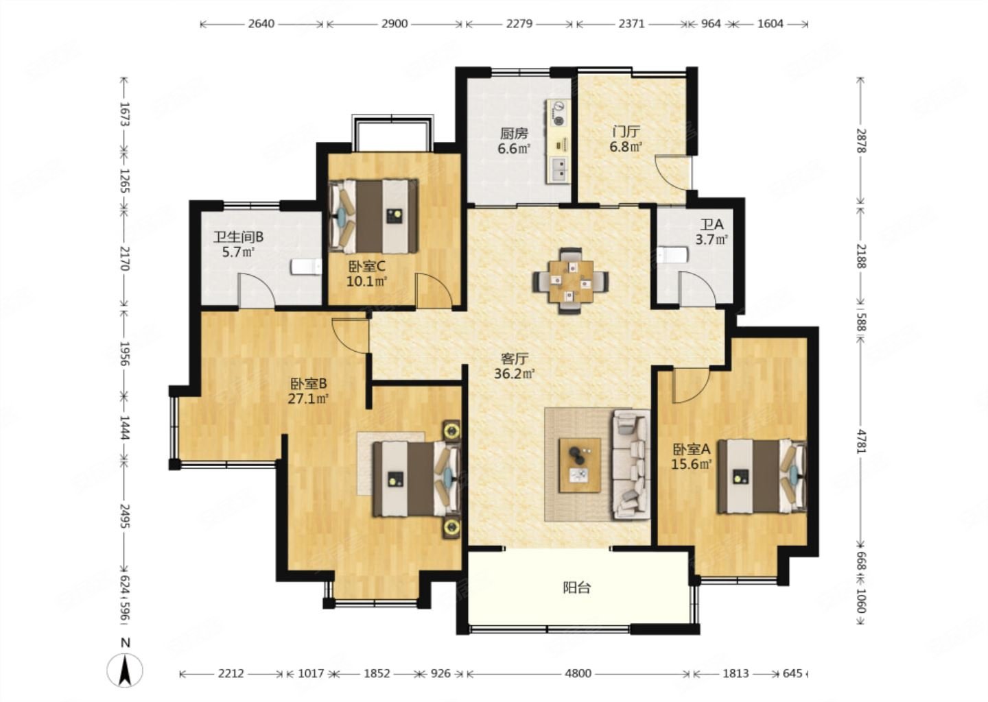 罗马假日精装修大三房飞机带翅膀户型诚心出售看房方便