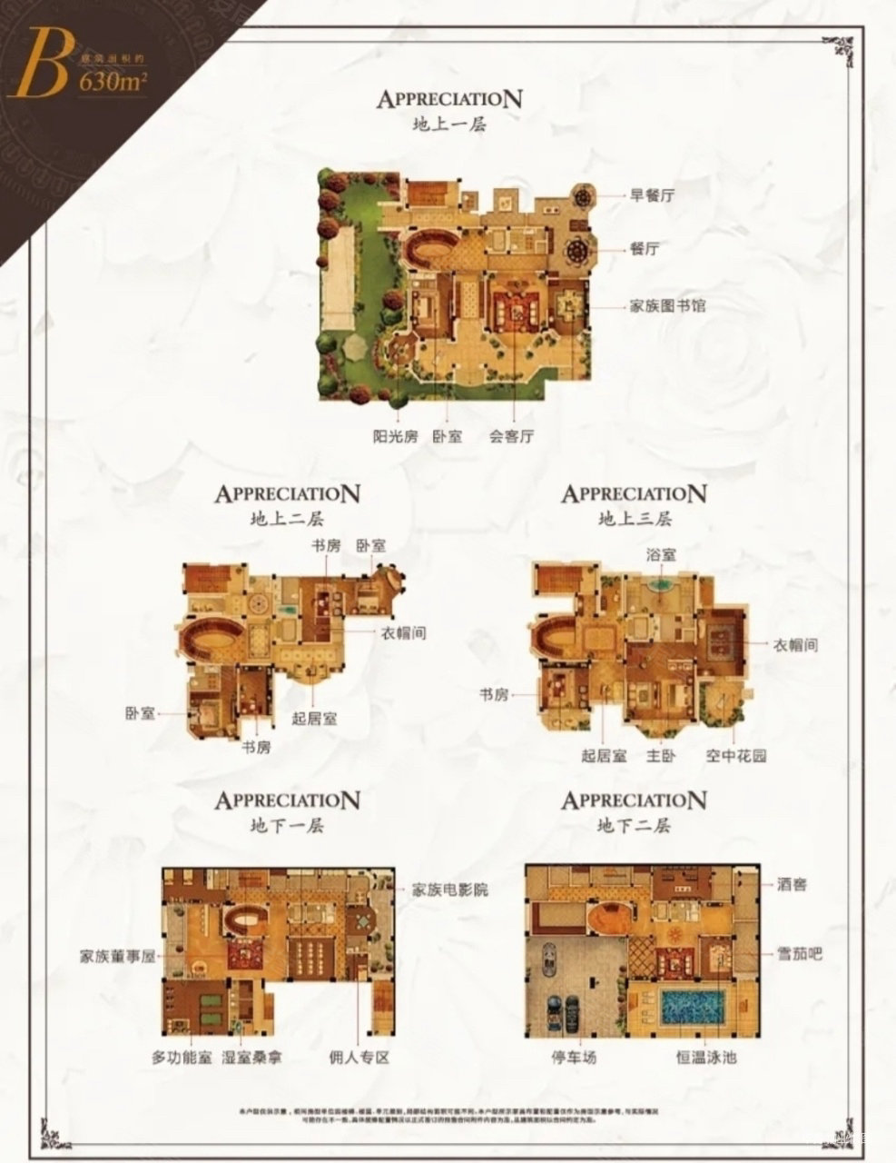 城堡户型图图片