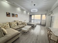 平湖乍浦镇乍浦星海湾，整租大一房精装修，高楼层落地窗家具家电齐全 拎包入住出租房源真实图片