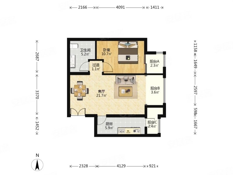 急售玉兰湾正规一居满五年高楼层看房方便