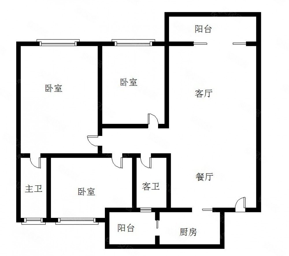 保利花园3房97方品质小区配套成熟近地铁