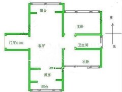 北京通州乔庄博客园 2室2厅1卫出租房源真实图片