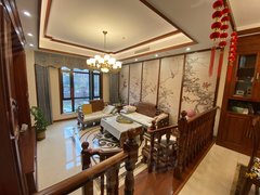唐山路南路南南湖别墅 万科红郡 中式精装修 自住待客 要求稳定 南花园出租房源真实图片
