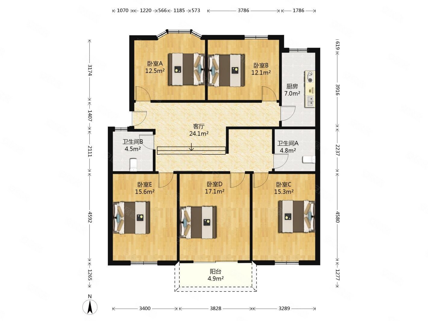 碧水湾临地铁满五医疗配套成熟南向采光好商业配套成熟