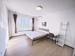 北京朝阳双井双井地铁口精装主卧独卫朝南装修嘎嘎板正实景拍摄随时入住出租房源真实图片