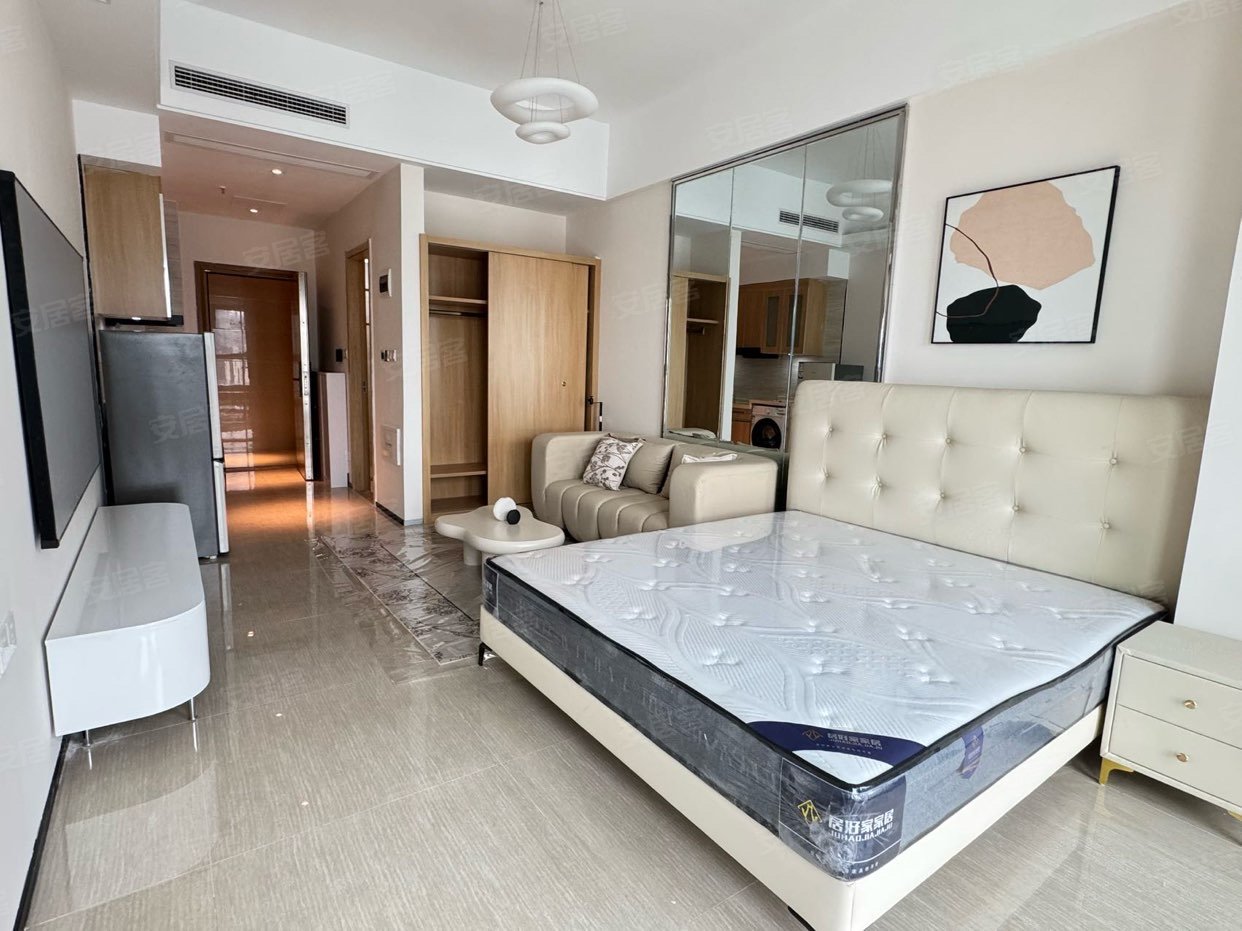 万家丽，马王堆奶油风正规一居室