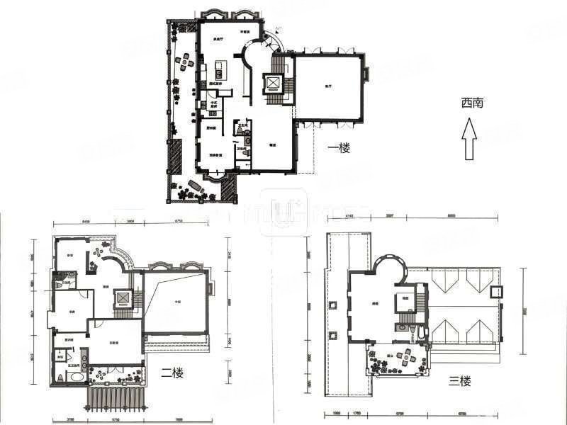 公园1903一期 1跃2带地下室 带前后花园